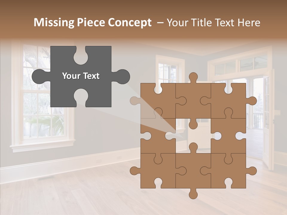 Residential Decor Diningroom PowerPoint Template