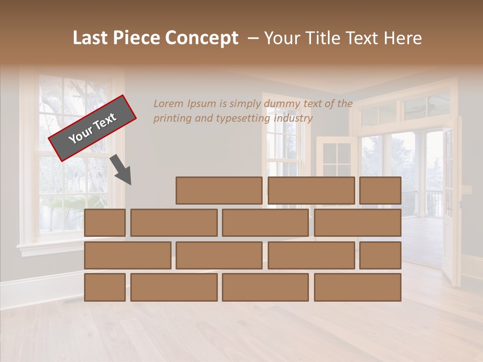 Residential Decor Diningroom PowerPoint Template