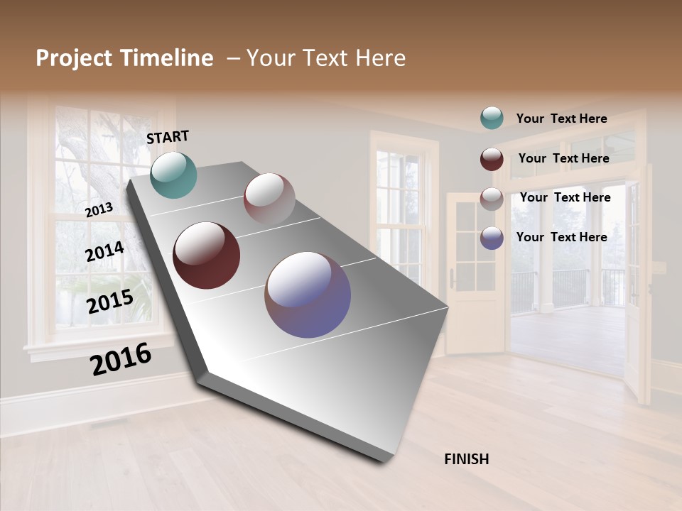 Residential Decor Diningroom PowerPoint Template