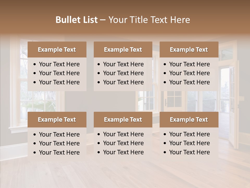 Residential Decor Diningroom PowerPoint Template