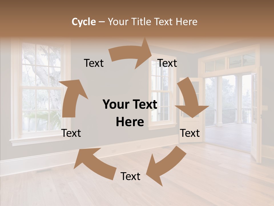 Residential Decor Diningroom PowerPoint Template