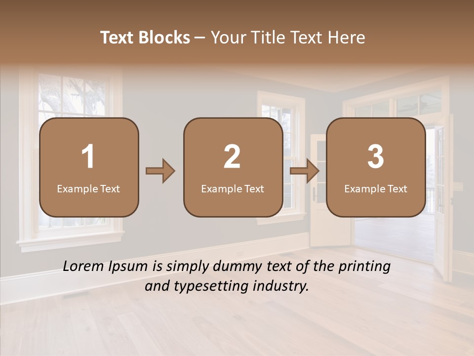 Residential Decor Diningroom PowerPoint Template