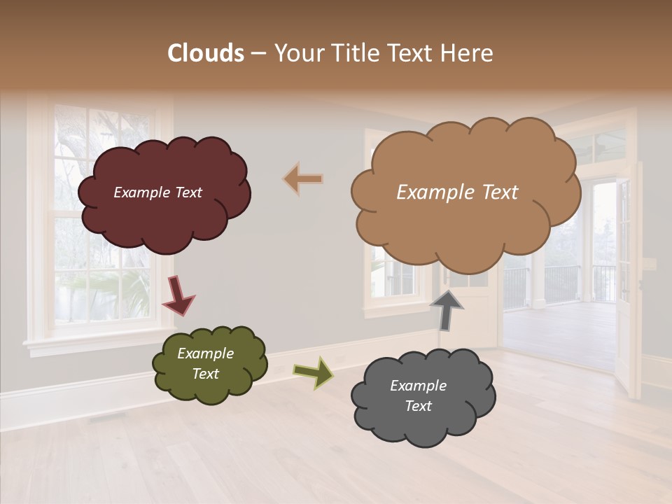 Residential Decor Diningroom PowerPoint Template