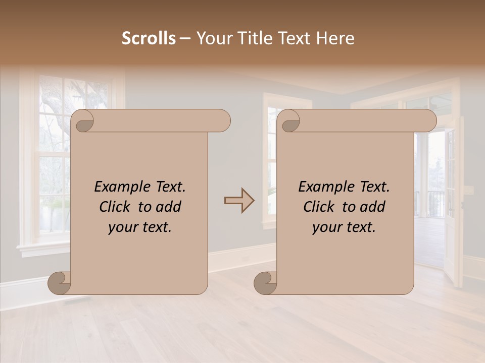 Residential Decor Diningroom PowerPoint Template