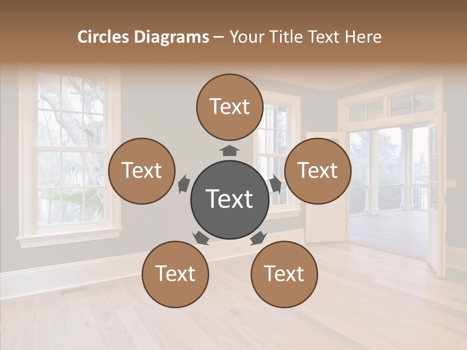 Residential Decor Diningroom PowerPoint Template