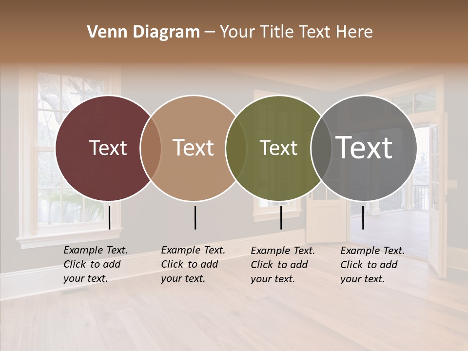 Residential Decor Diningroom PowerPoint Template