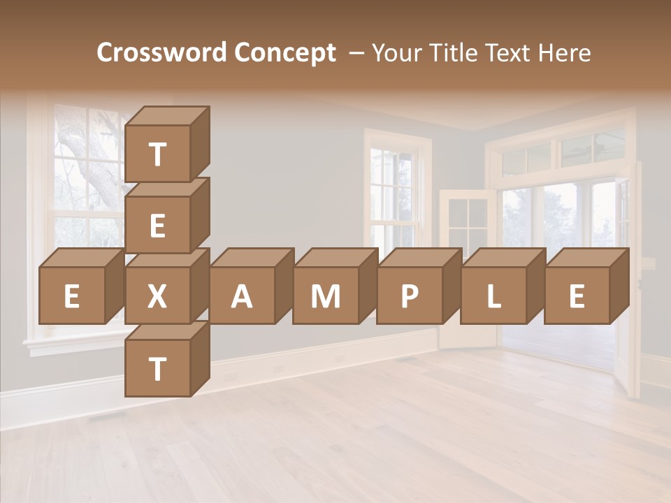 Residential Decor Diningroom PowerPoint Template