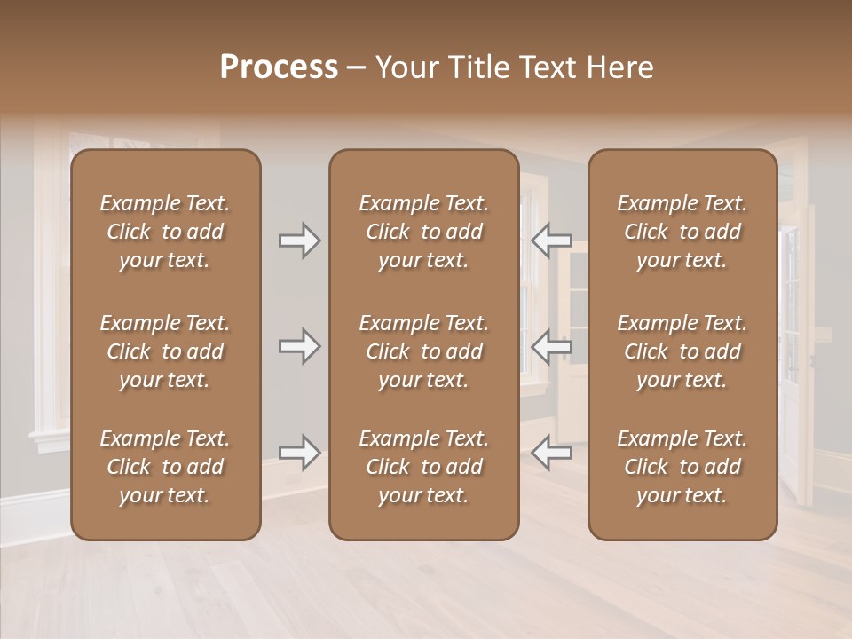 Residential Decor Diningroom PowerPoint Template