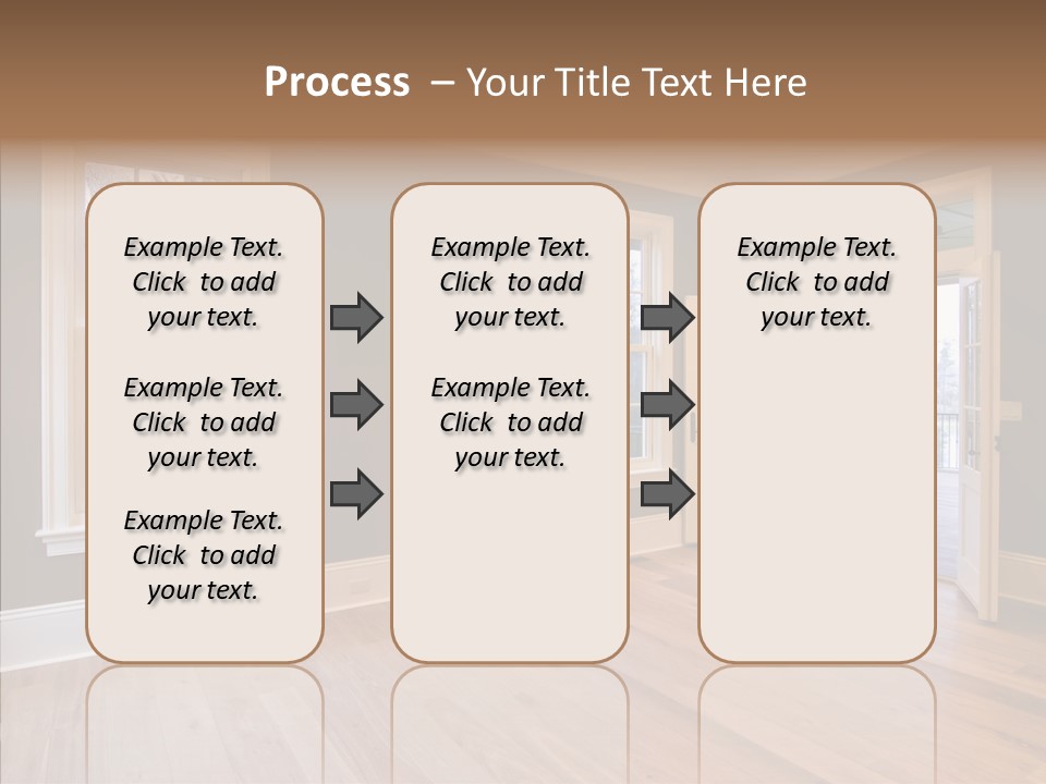 Residential Decor Diningroom PowerPoint Template