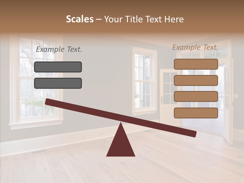 Residential Decor Diningroom PowerPoint Template