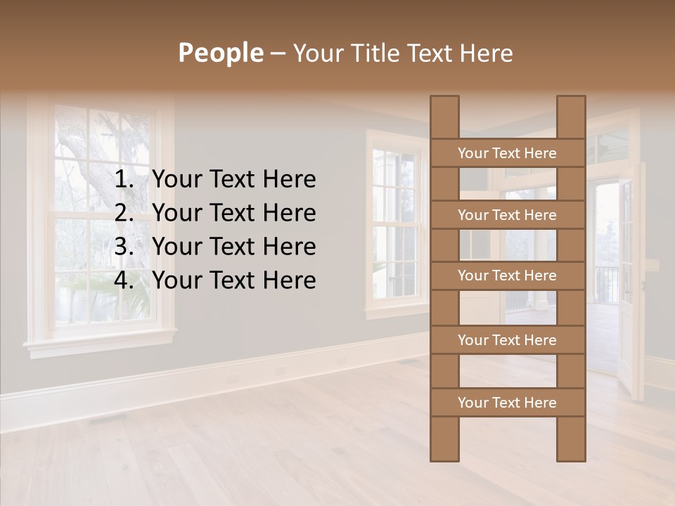 Residential Decor Diningroom PowerPoint Template