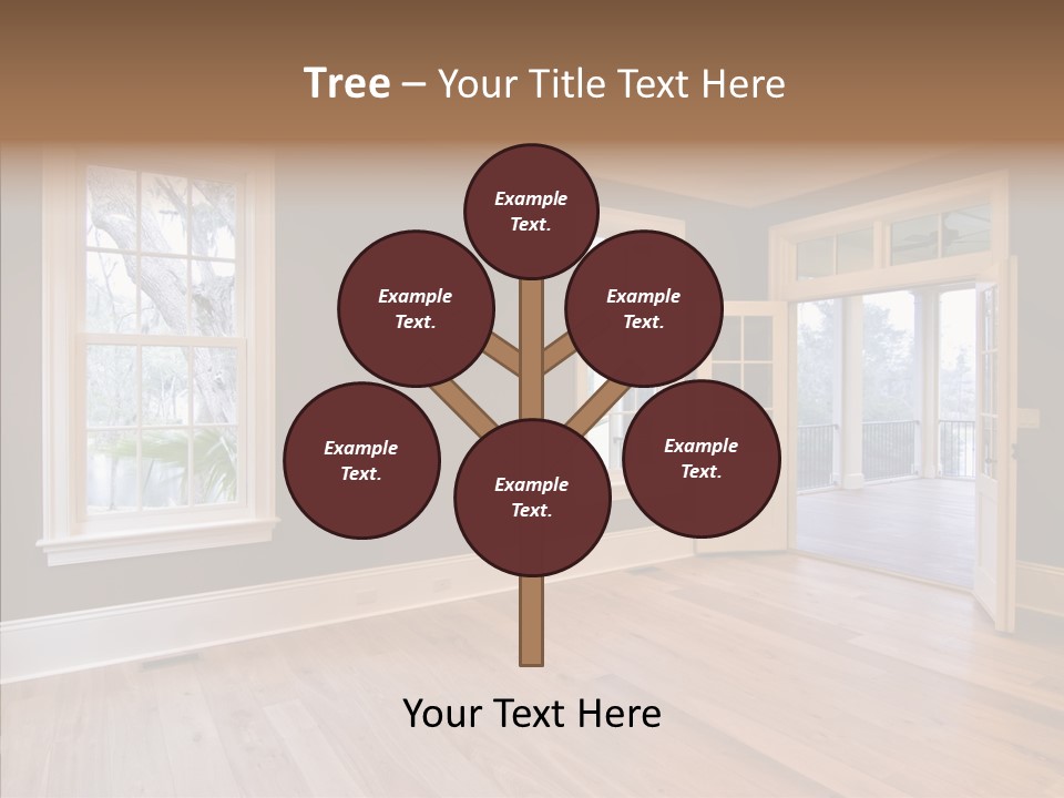 Residential Decor Diningroom PowerPoint Template