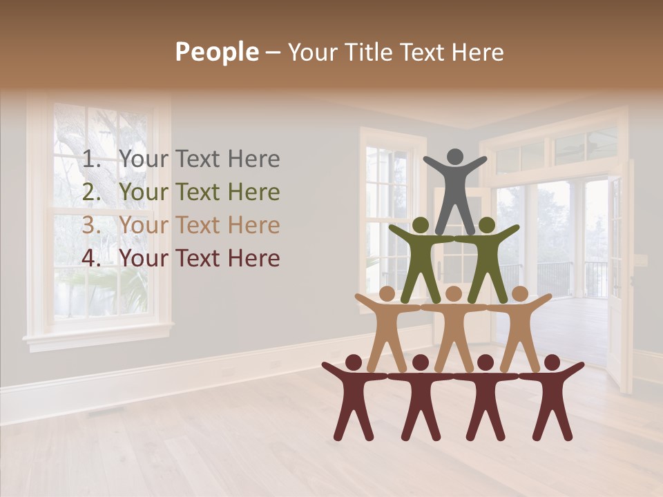 Residential Decor Diningroom PowerPoint Template