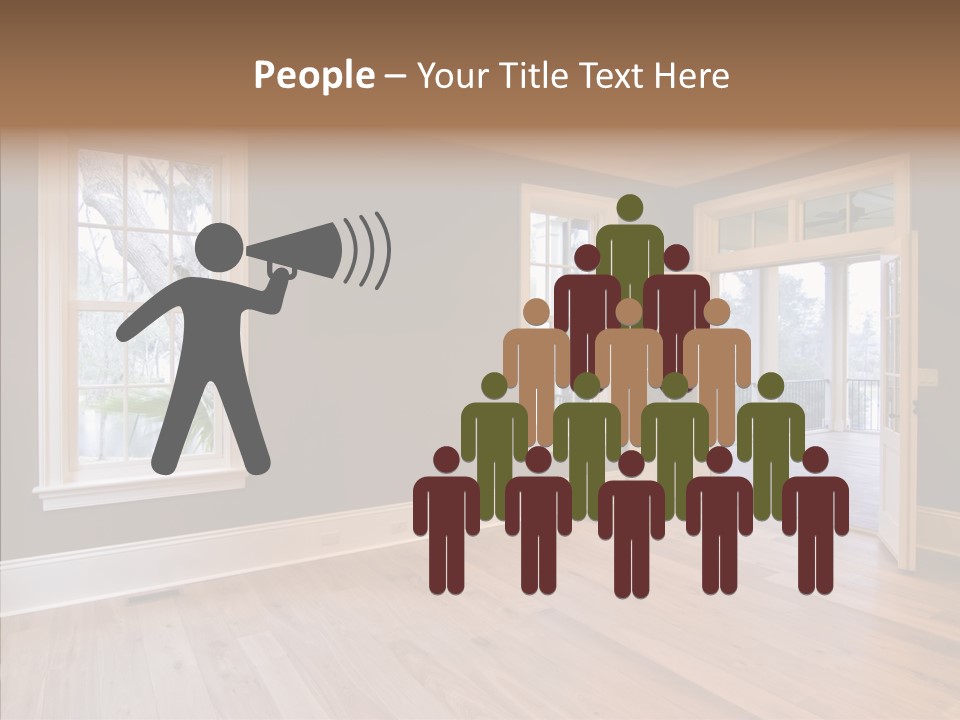 Residential Decor Diningroom PowerPoint Template