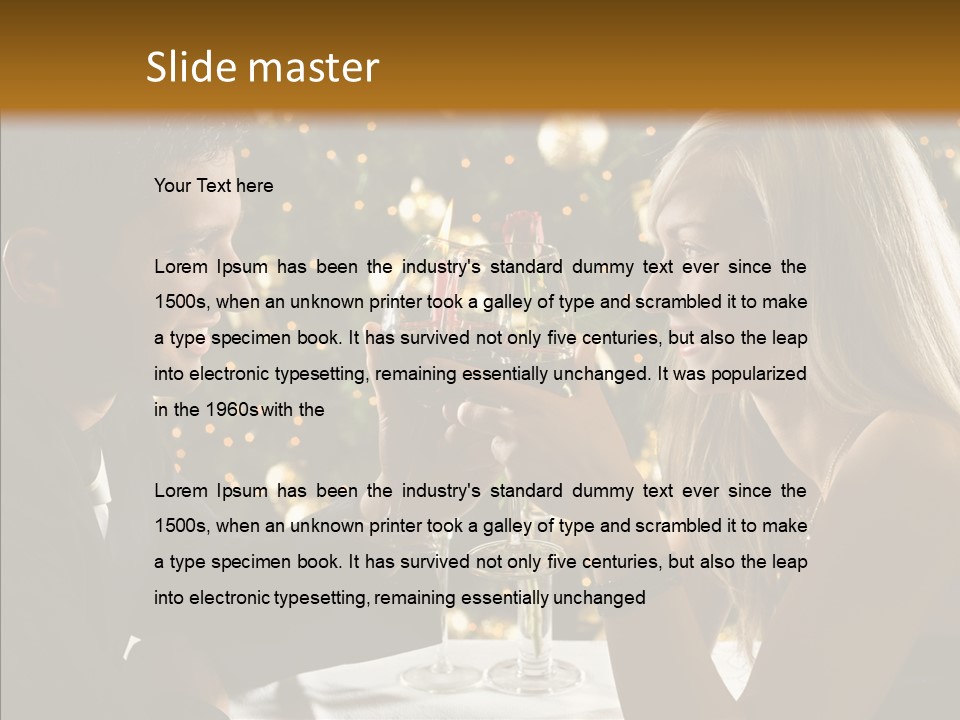People Restaurant PowerPoint Template