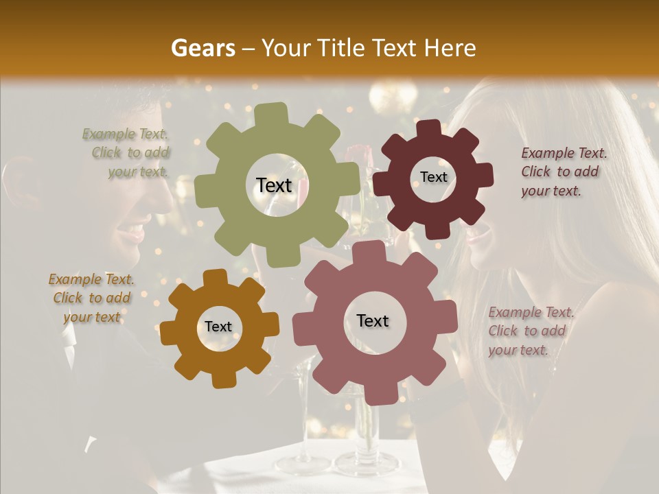 People Restaurant PowerPoint Template