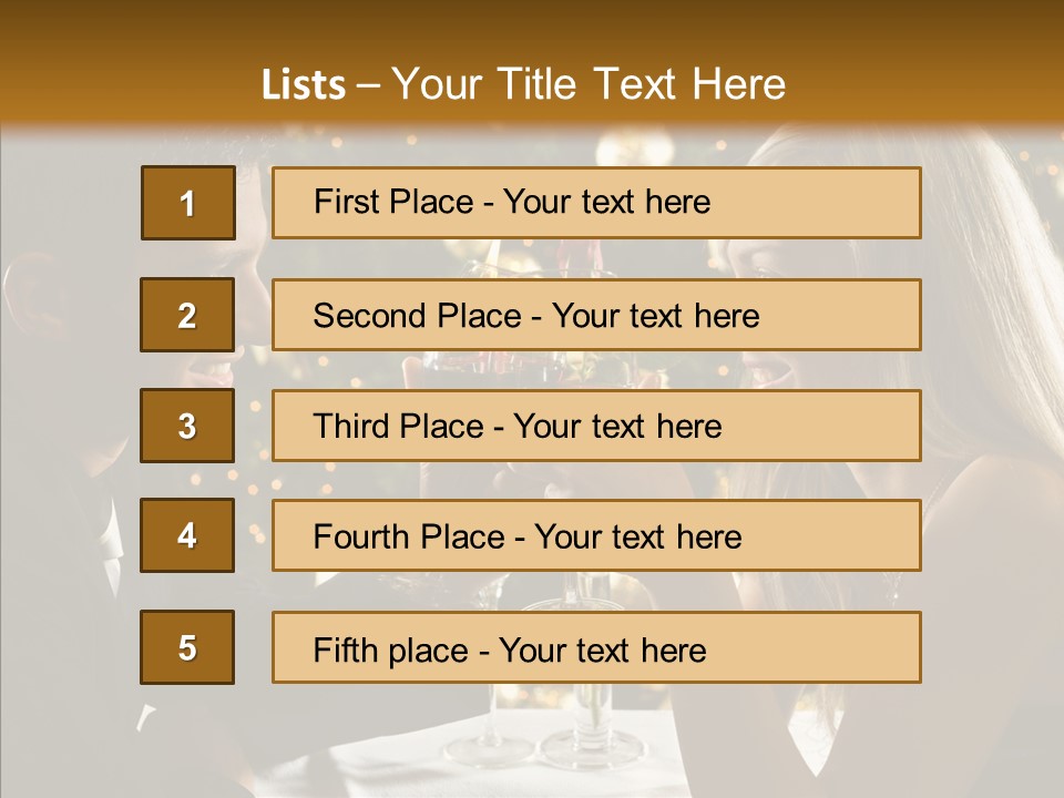 People Restaurant PowerPoint Template