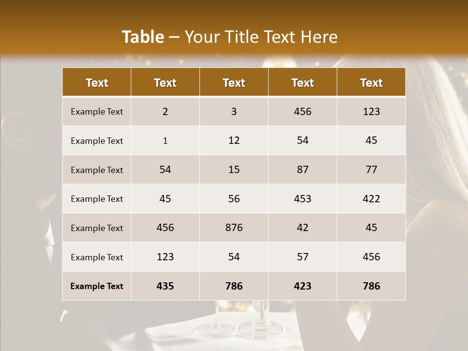 People Restaurant PowerPoint Template