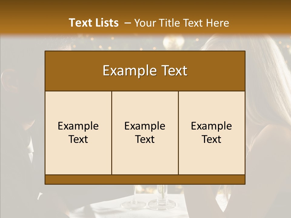People Restaurant PowerPoint Template