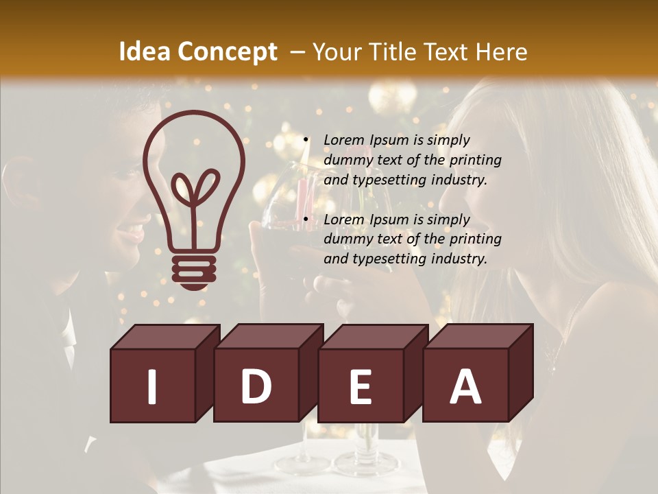 People Restaurant PowerPoint Template