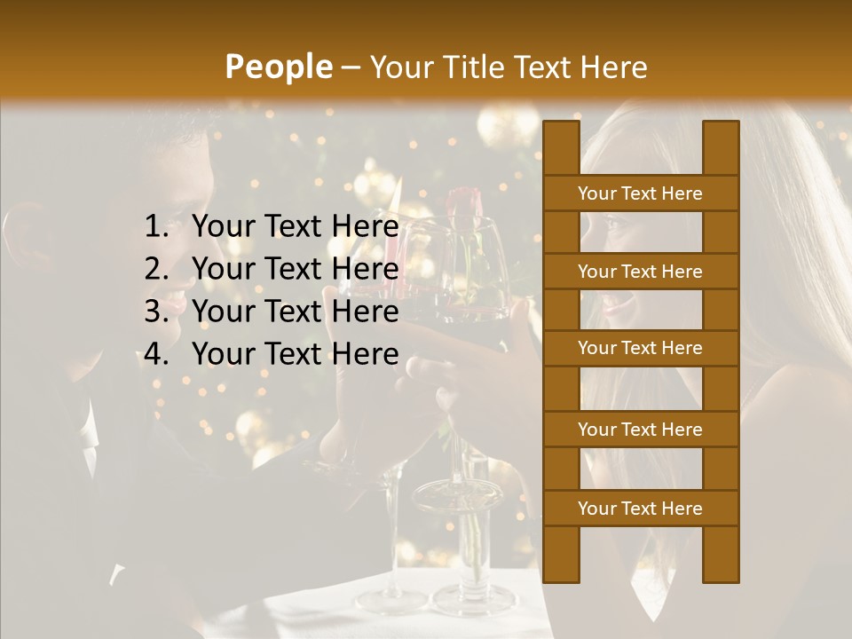 People Restaurant PowerPoint Template