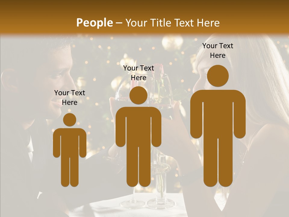 People Restaurant PowerPoint Template