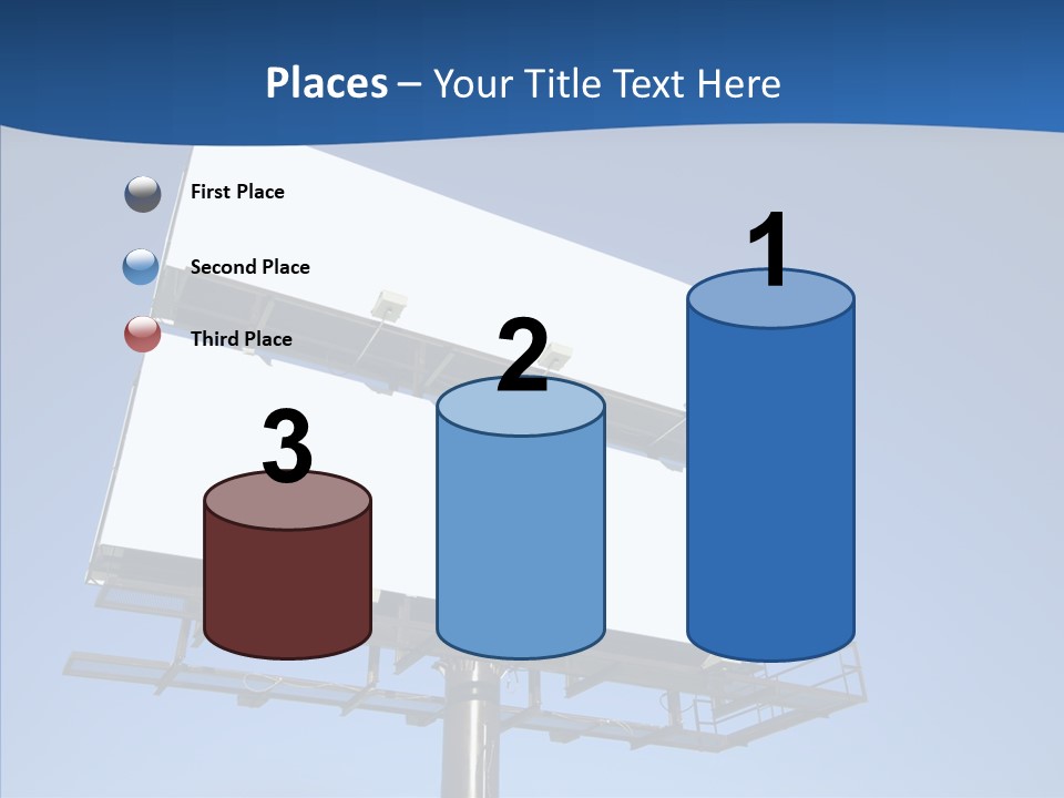 Lighting White Sign PowerPoint Template