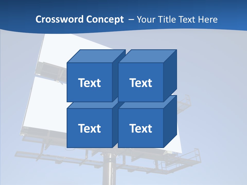 Lighting White Sign PowerPoint Template