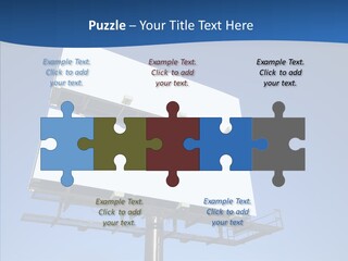 Lighting White Sign PowerPoint Template