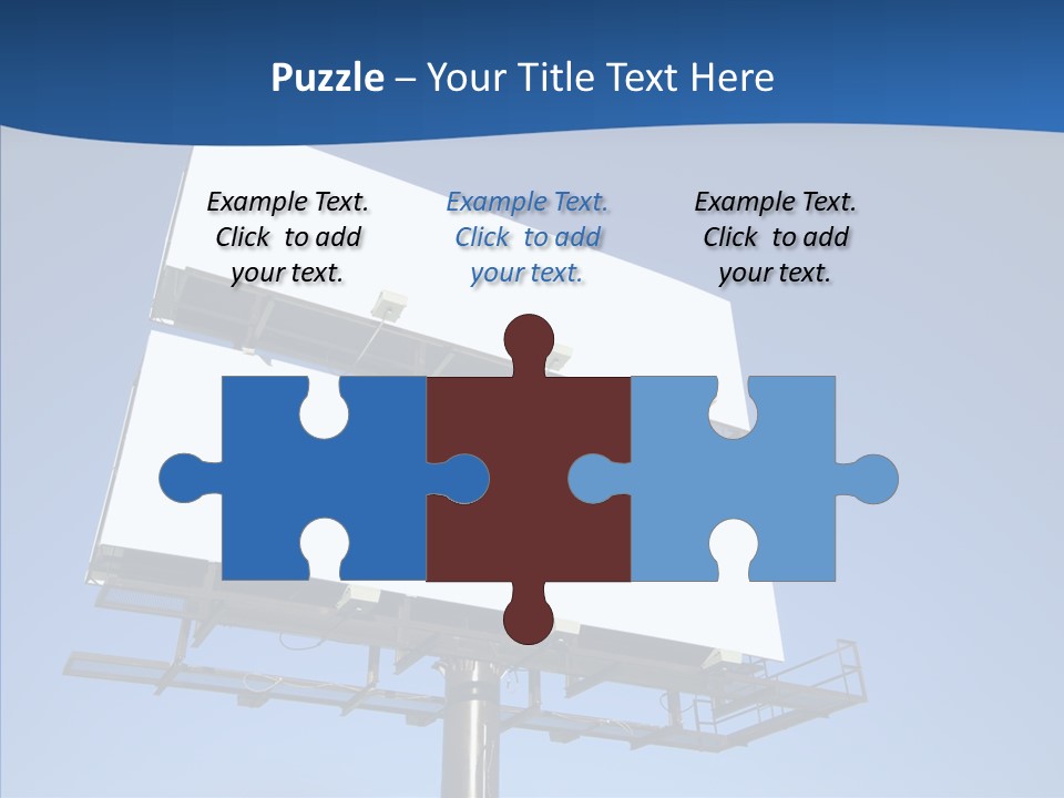 Lighting White Sign PowerPoint Template