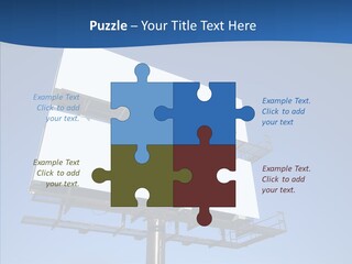 Lighting White Sign PowerPoint Template