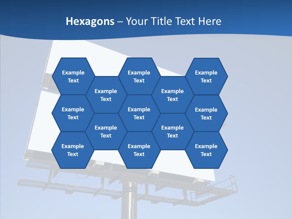 Lighting White Sign PowerPoint Template