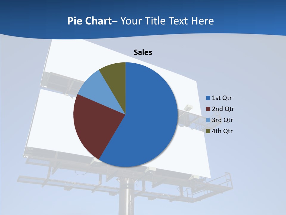 Lighting White Sign PowerPoint Template