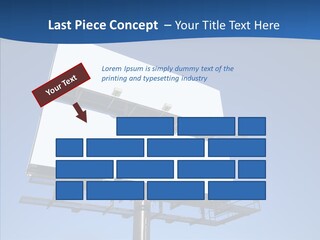 Lighting White Sign PowerPoint Template