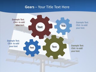 Lighting White Sign PowerPoint Template