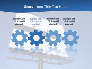 Lighting White Sign PowerPoint Template