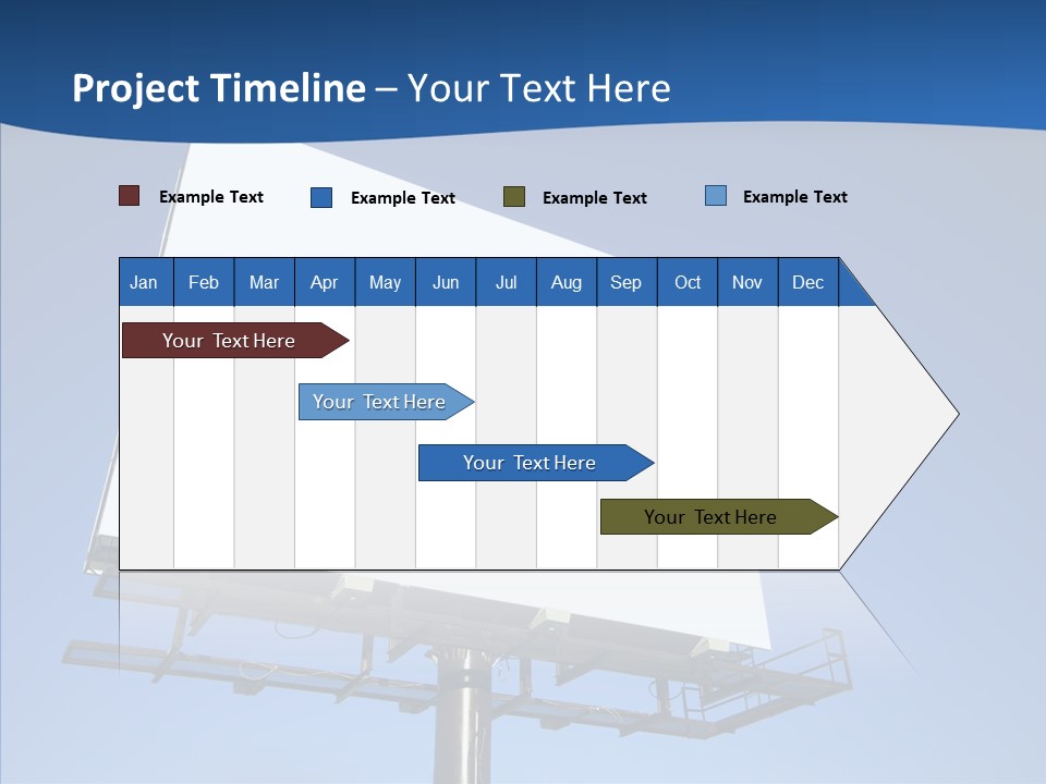 Lighting White Sign PowerPoint Template