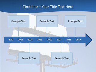 Lighting White Sign PowerPoint Template