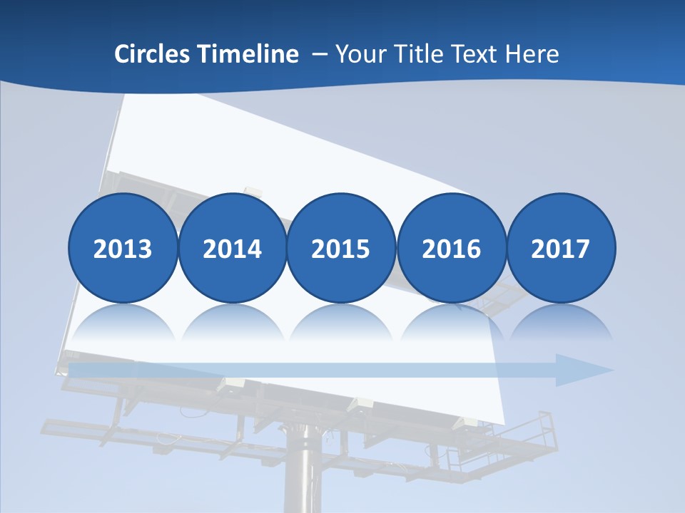 Lighting White Sign PowerPoint Template