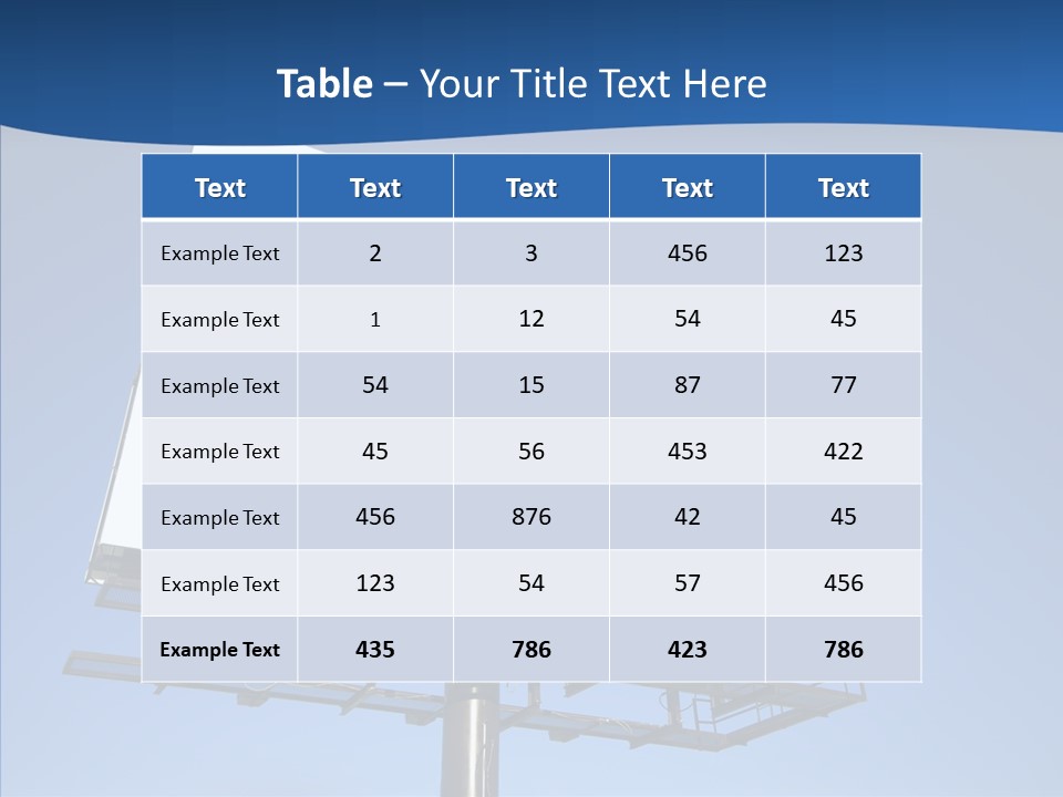 Lighting White Sign PowerPoint Template