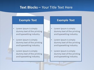 Lighting White Sign PowerPoint Template
