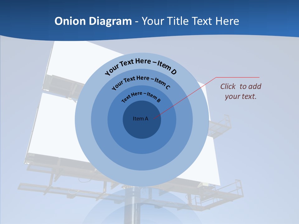 Lighting White Sign PowerPoint Template