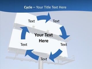 Lighting White Sign PowerPoint Template