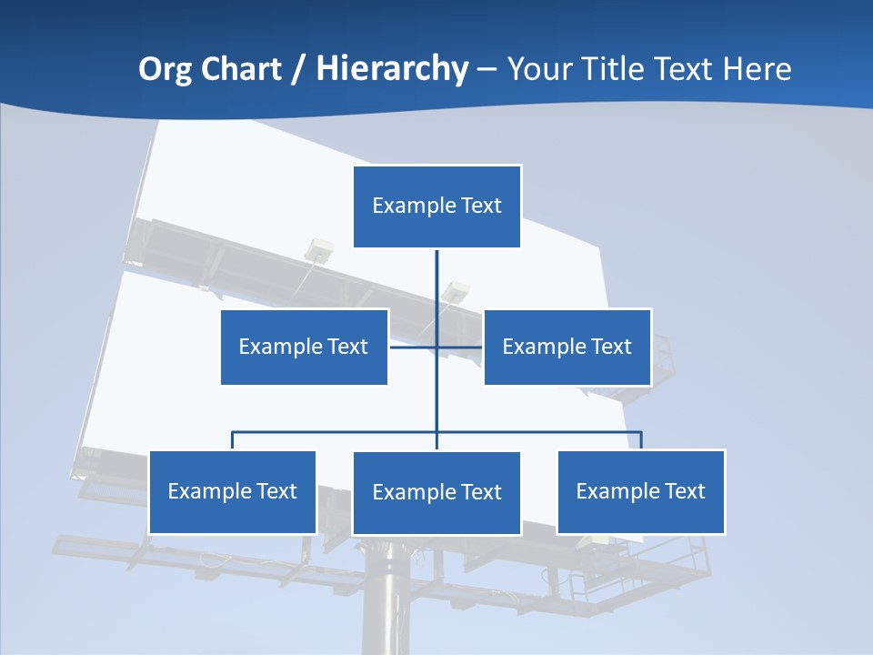 Lighting White Sign PowerPoint Template