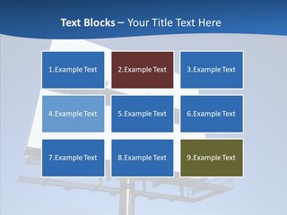 Lighting White Sign PowerPoint Template