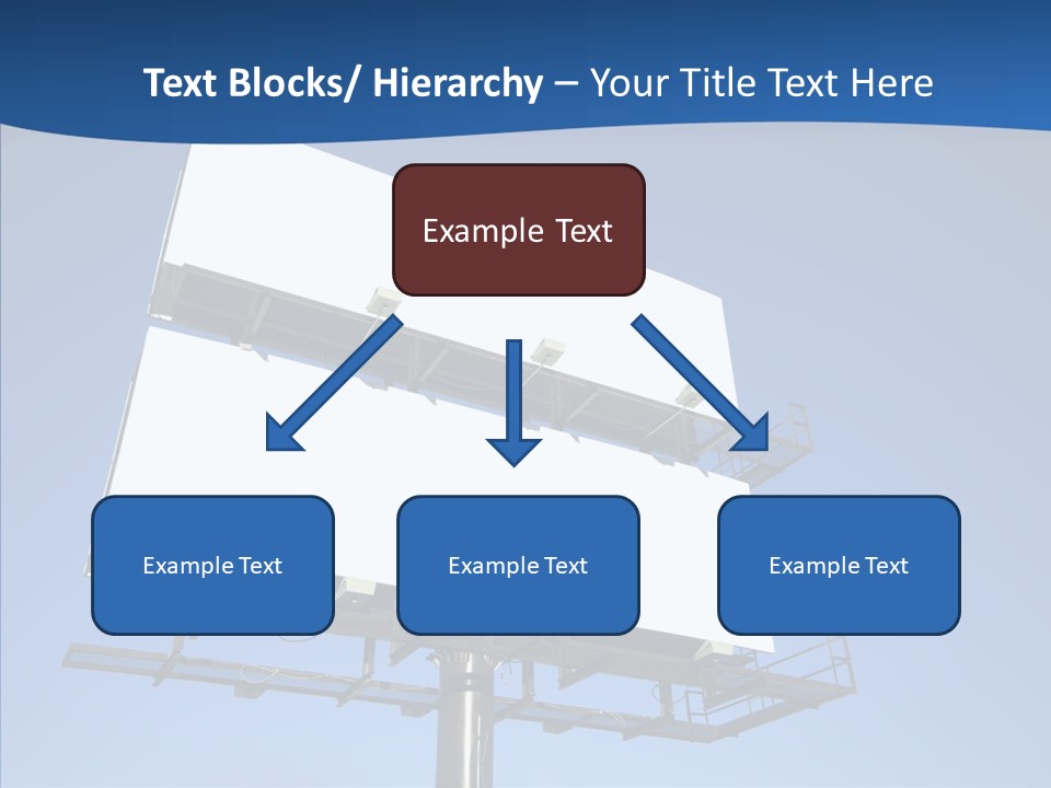 Lighting White Sign PowerPoint Template