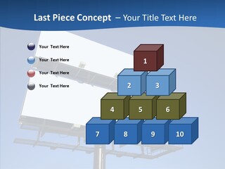 Lighting White Sign PowerPoint Template