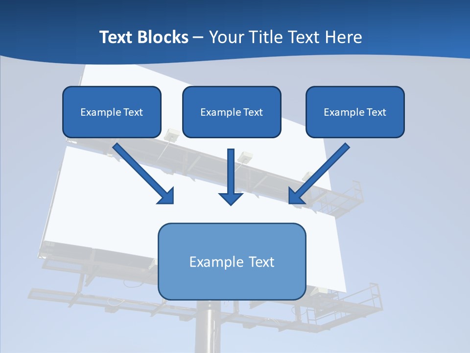 Lighting White Sign PowerPoint Template