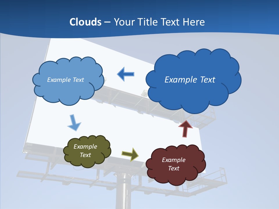 Lighting White Sign PowerPoint Template