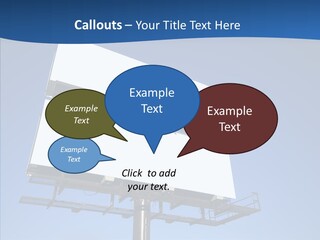 Lighting White Sign PowerPoint Template